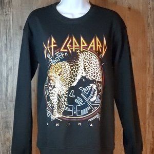 Def Leppard Graphic Print Sweat Shirt